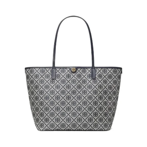T Monogram Zipped Tote Bag