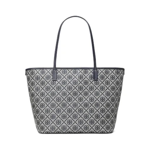T Monogram Zipped Tote Bag