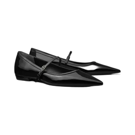 Double T Logo Buckle Mary Janes