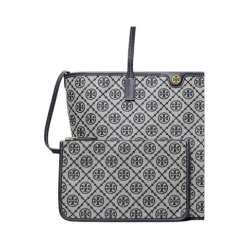 T Monogram Zipped Tote Bag