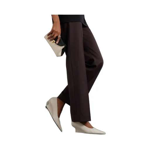55Mm Sharp Nappa Wedge Pumps