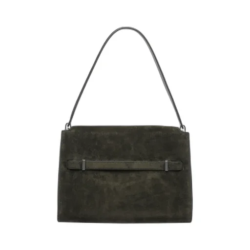 Large Lee Radziwill Suede Shoulder Bag