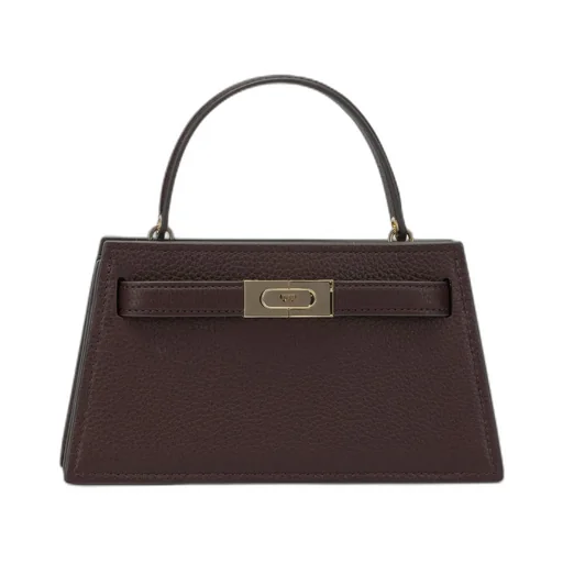 Mini Lee Radziwill Pebbled Top Handle Bag