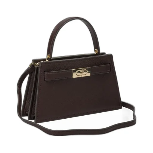 Mini Lee Radziwill Pebbled Top Handle Bag