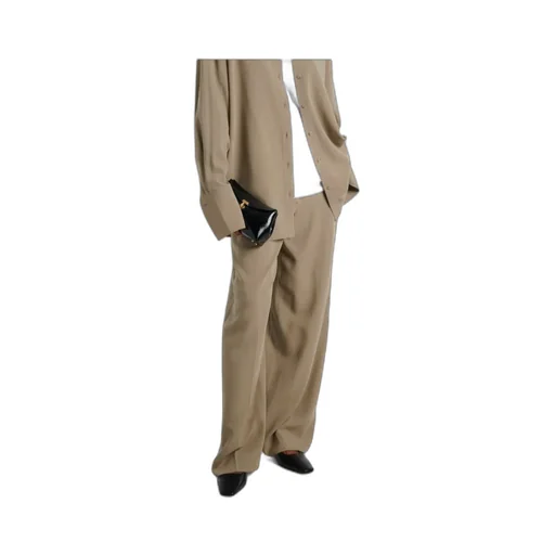 Mid-Rise Wide-Leg Pants