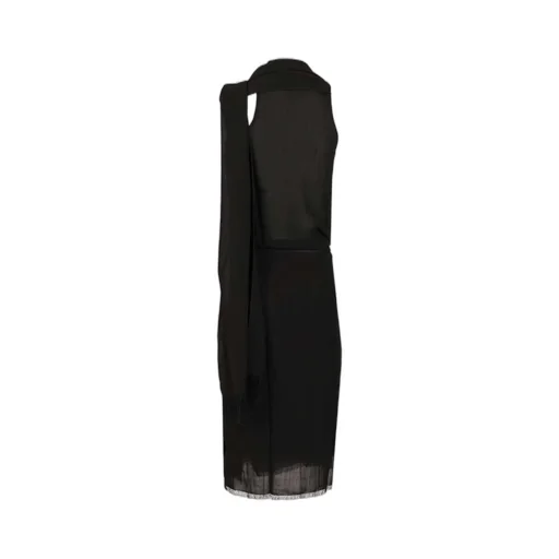 Fringed Scarf Dress