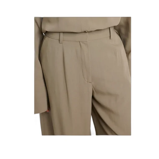 Mid-Rise Wide-Leg Pants