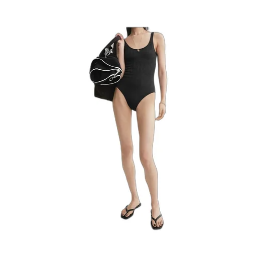 Monogram Pointelle Swimsuit