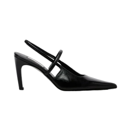 Leather Slingback Pumps