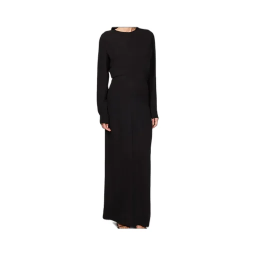 Round Neck Long Sleeve Dress