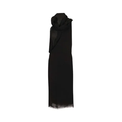 Fringed Scarf Dress