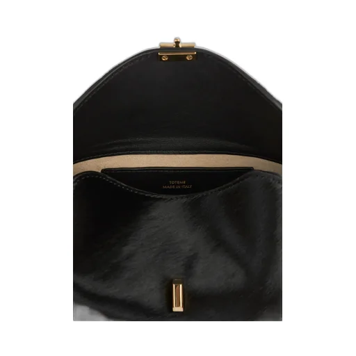 Pony Hair T-Lock Clutch