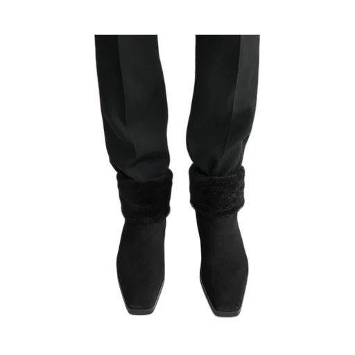 Fold-Down Shearling Boots