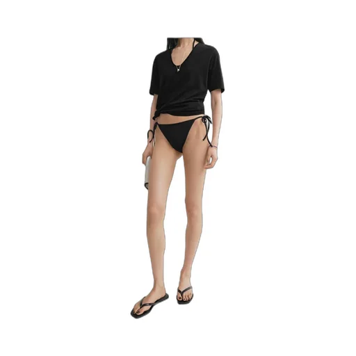 Monogram Pointelle Bikini Bottoms