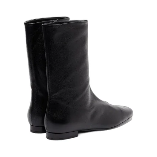 Round-Toe Ankle Boots