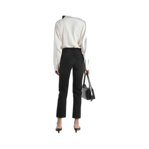 Mid-Rise Cropped Jeans