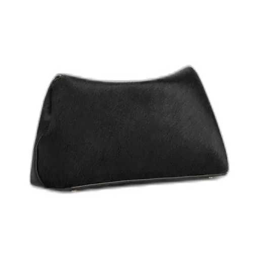 Pony Hair T-Lock Clutch