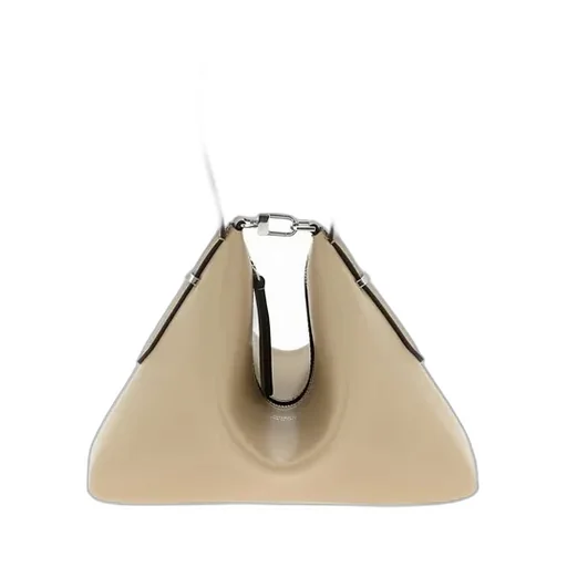 Bevel Logo Printed Top Handle Bag
