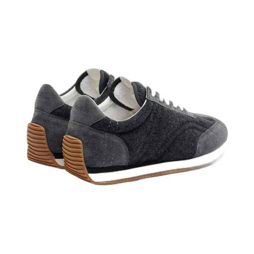 Round-Toe Low-Top Sneakers