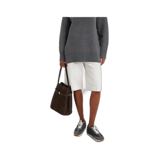 Round-Toe Low-Top Sneakers