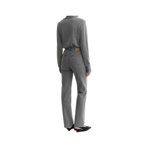Mid-Rise Straight-Leg Jeans