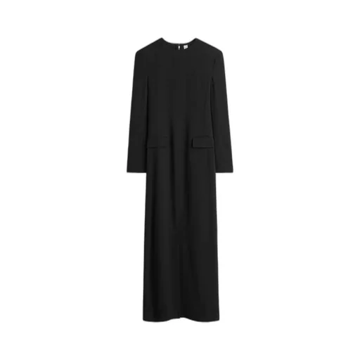 Long-Sleeve Maxi Dress