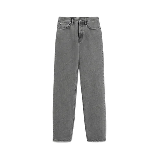 Mid-Rise Straight-Leg Jeans