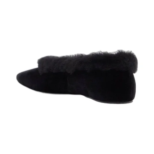 Velvet Ballet Flats