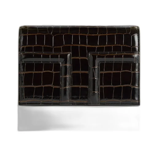 T-Flap Embossed Crossbody Bag