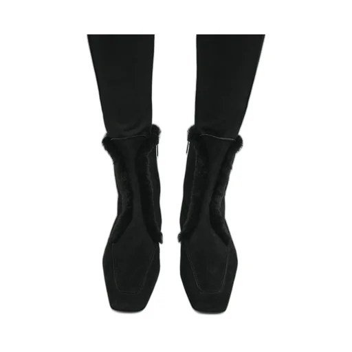 Square Toe Ankle Boots