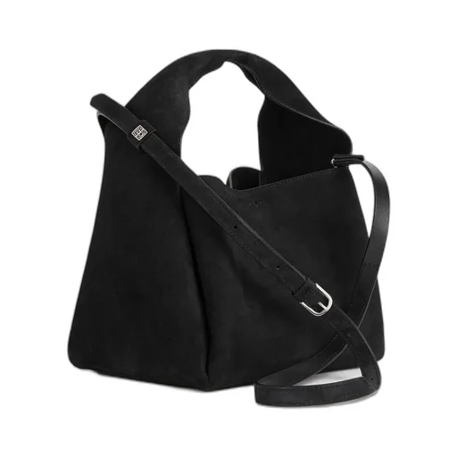 Hook Closure Cube Bucket Bag