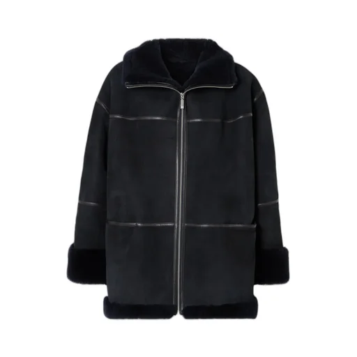 Long Sleeve Leather Jacket