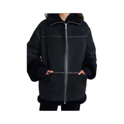 Long Sleeve Leather Jacket