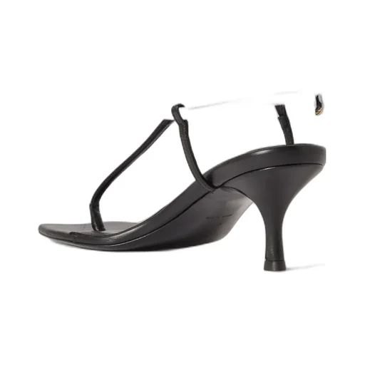 Two-Color High-Heeled Sandals