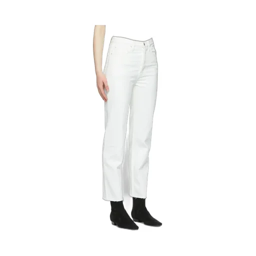 High-Waist Straight Jeans