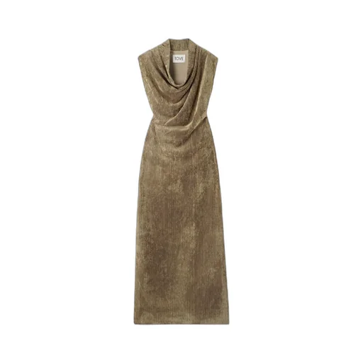 Sleeveless Pleated Dress