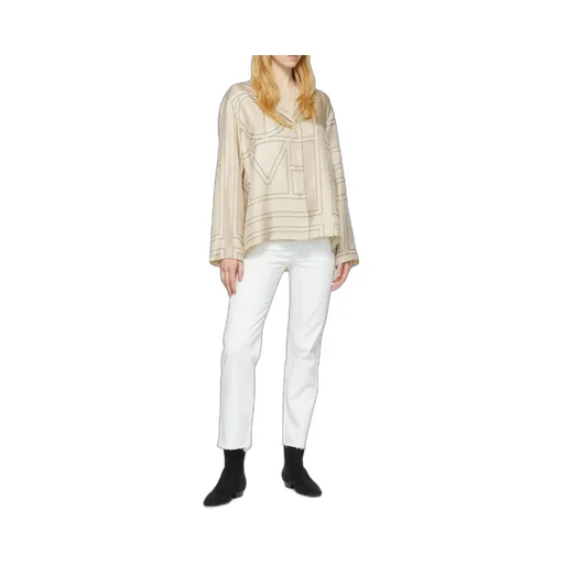 High-Waist Straight Jeans