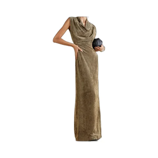Sleeveless Pleated Dress