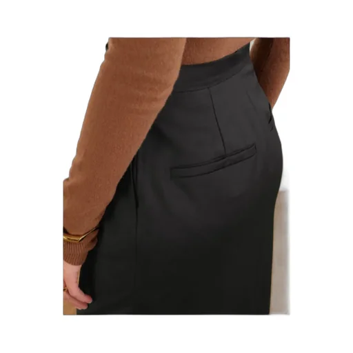 Back Slit Maxi Skirt