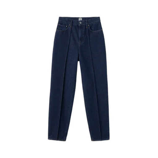High-Waist Cropped Jeans