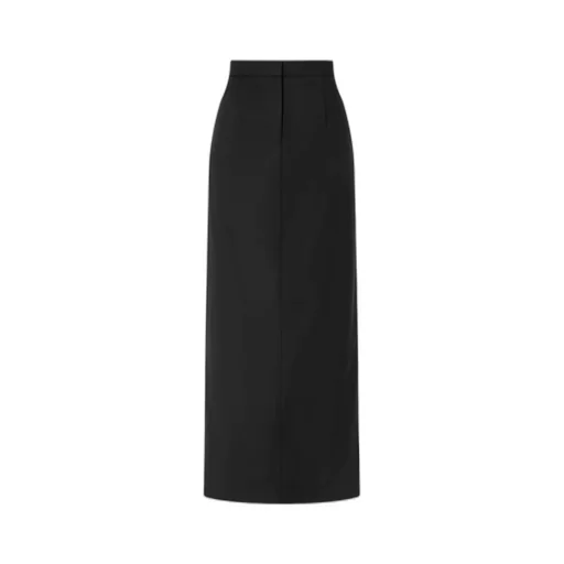 Back Slit Maxi Skirt
