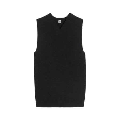 V-Neck Knitted Vest