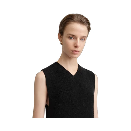 V-Neck Knitted Vest