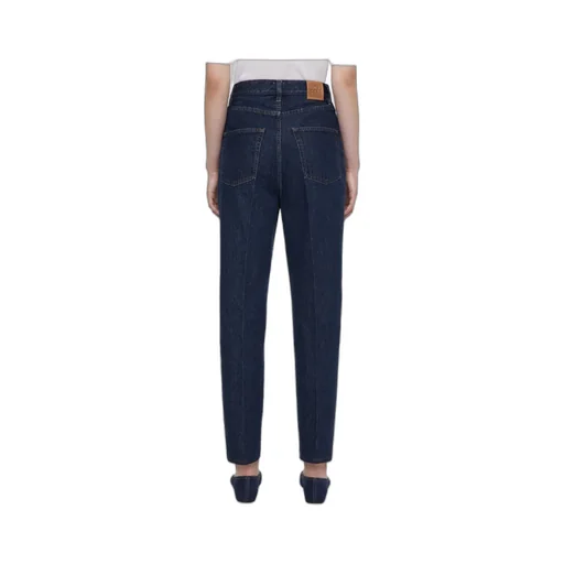 High-Waist Cropped Jeans