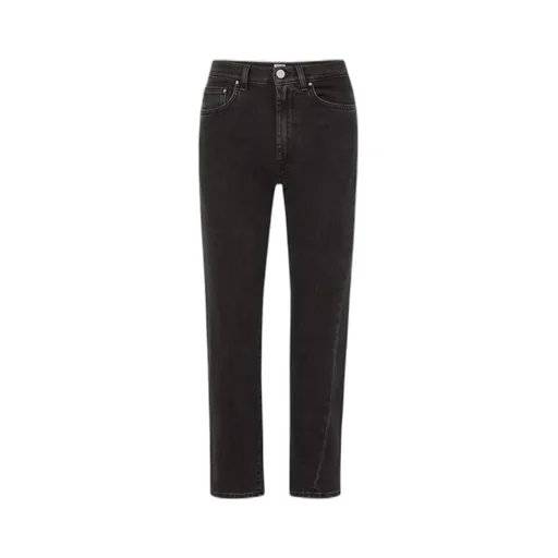 High-Rise Straight Jeans