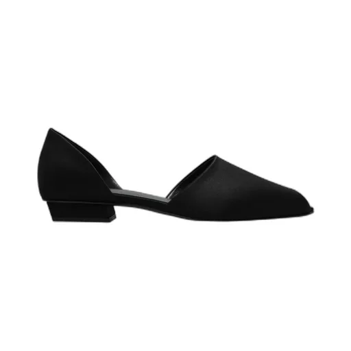 Peep-Toe Flat Shoes