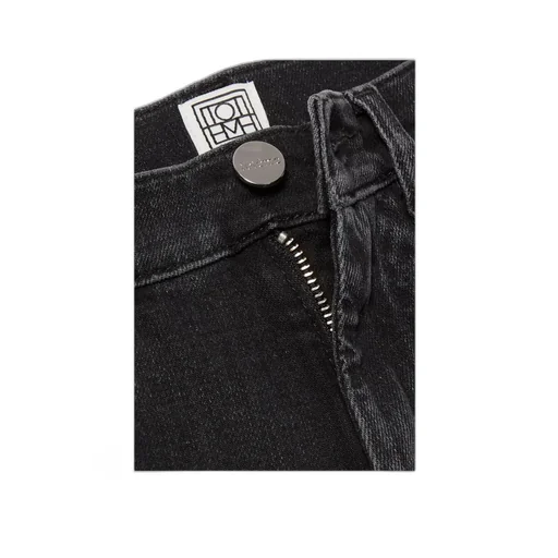 High-Rise Straight Jeans