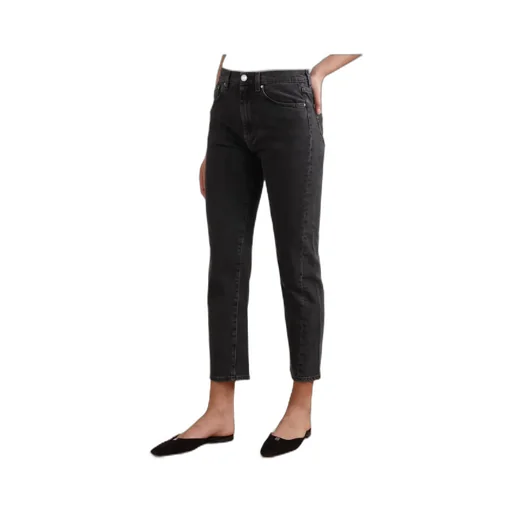 High-Rise Straight Jeans