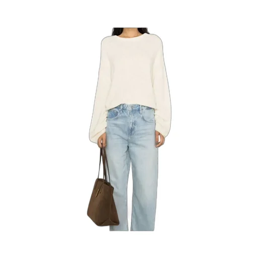 Crew-Neck Drop-Shoulder Jumper