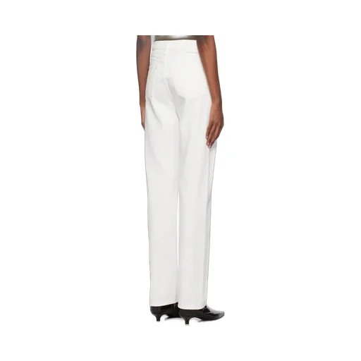 Button Denim Trousers